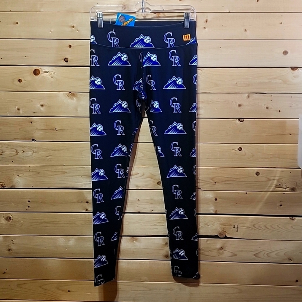 Loudmouth Colorado Rockies MLB leggings Size Small Ladies NWT